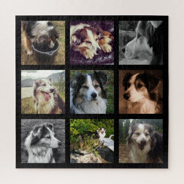 Erstellen Sie Ihr eigenes Puzzle mit 9 Fotos für H (Vertikal)