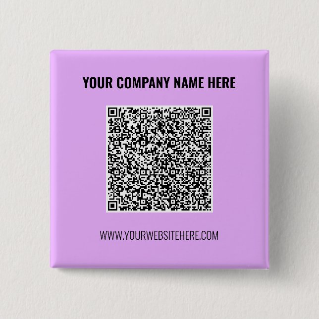 Erstellen Sie Ihr eigenes QR-Code-Werbe-Button-Bei Button (Vorderseite)