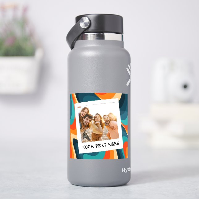 Erstellen Sie Ihr eigenes Retro-Foto Aufkleber (HydroFlask)