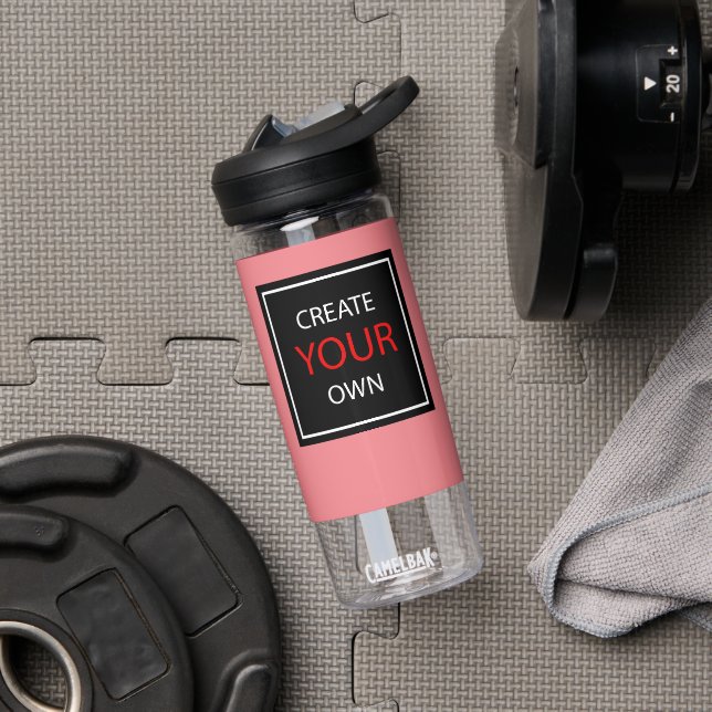 Erstellen Sie Ihr eigenes rosafarbenes Spielzeug,  Trinkflasche (Fitnessstudio)