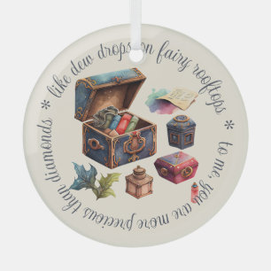 Erstellen Sie Ihr eigenes Schatzkartentafel für ge Ornament Aus Glas