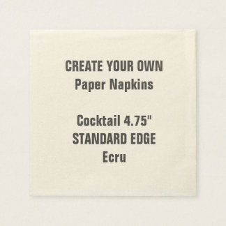 Erstellen Sie Ihr eigenes Schlicht Edge Cocktailpa Serviette