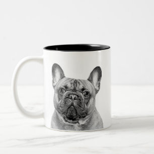 Erstellen Sie Ihr eigenes Schwarz-Weiß-Foto von Ih Zweifarbige Tasse