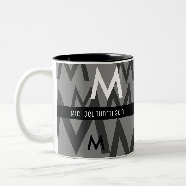 Erstellen Sie Ihr eigenes Schwarz Zweifarbige Tasse (Links)