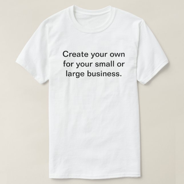Erstellen Sie Ihr eigenes Shirt für ein Unternehme (Design vorne)