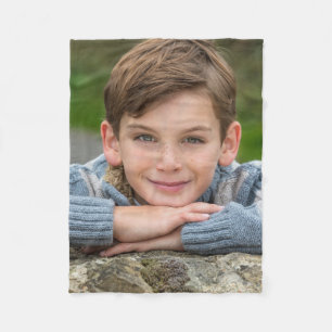 Erstellen Sie Ihr eigenes Sohn-Foto Benutzerdefini Fleecedecke
