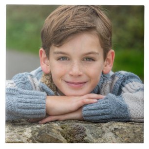 Erstellen Sie Ihr eigenes Sohn-Foto Benutzerdefini Fliese