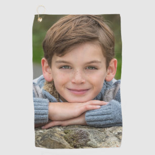 Erstellen Sie Ihr eigenes Sohn-Foto Benutzerdefini Golfhandtuch