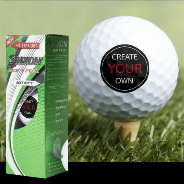 Erstellen Sie Ihr eigenes Srixon Soft Feeling, mar Golfball (Von Creator hochgeladen)