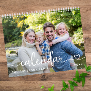Erstellen Sie Ihr eigenes stilvolles Skript Famili Kalender