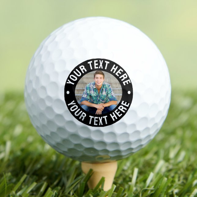 Erstellen Sie Ihr eigenes Textfoto Golfball (Create your Own Photo Golf Balls)