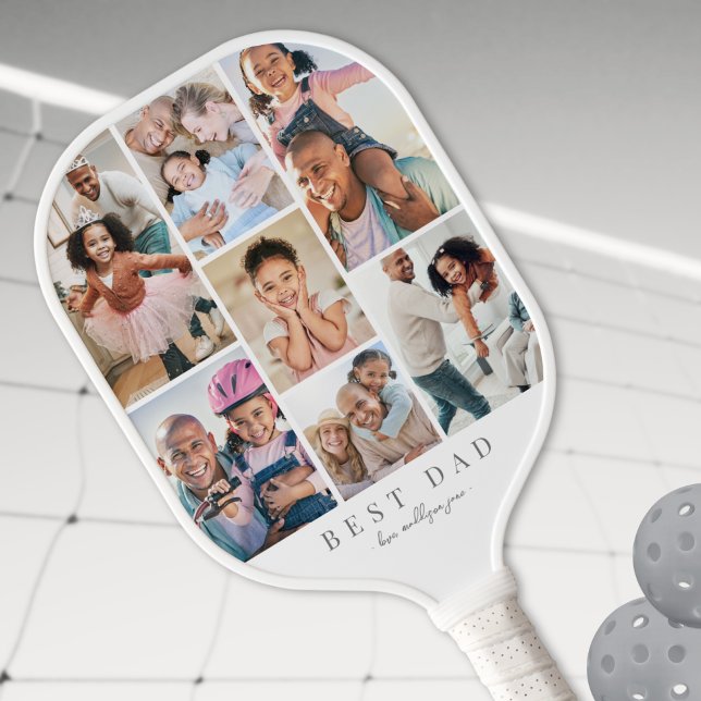 Erstellen Sie Ihr eigenes Vater-Foto Pickleball Schläger (Create Your Own Dad Photo Pickleball Paddle )