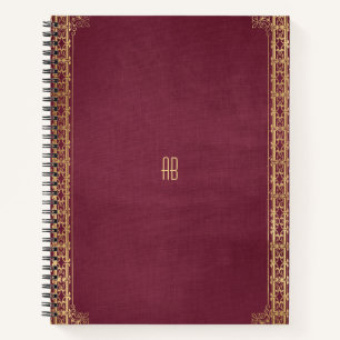 Erstellen Sie Ihr eigenes vergoldetes Fuschia-Noti Notizbuch