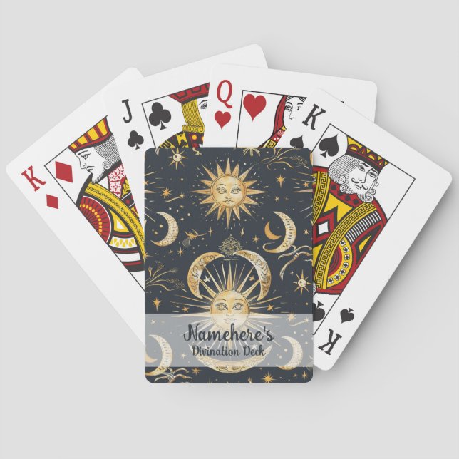 Erstellen Sie Ihr eigenes Verziertes Celestial Blu Spielkarten (Rückseite)