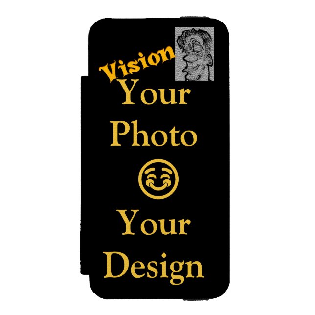 Erstellen Sie Ihr eigenes Vision-Design Incipio iPhone Geldbeutel-Hülle (Folio Vorderseite)