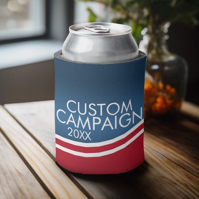 Erstellen Sie Ihr eigenes Wahldesign Dosenkühler (Personalized Can Cooler - Add Your name for a great handout for a campaign event)