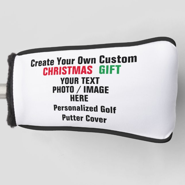 Erstellen Sie Ihr eigenes Weihnachts-Golfgeschenk: Golf Headcover (Vorderseite)
