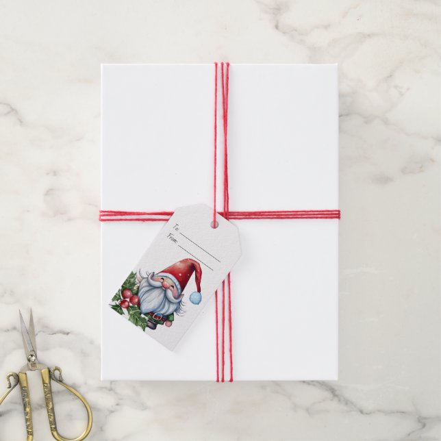 Erstellen Sie Ihr eigenes Weihnachtsbummel Geschenkanhänger (Mit Garn)