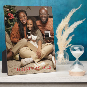 Erstellen Sie Ihr eigenes Weihnachtsfamilienprogra Fotoplatte