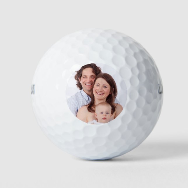 Erstellen Sie Ihr eigenes Weihnachtsfest-Foto Golfball (Vorderseite)