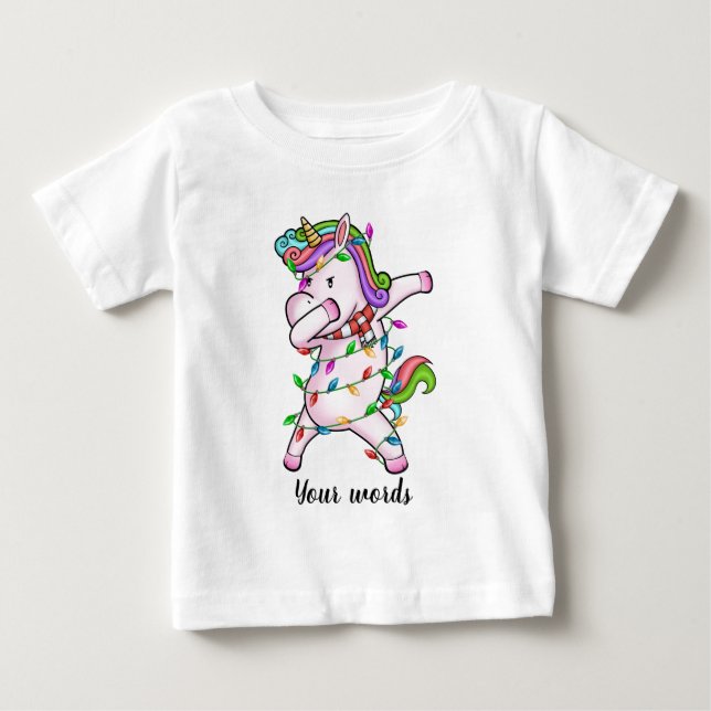 Erstellen Sie Ihr eigenes Weihnachtslied Baby T-shirt (Vorderseite)