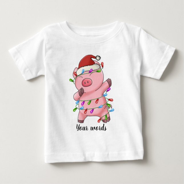 Erstellen Sie Ihr eigenes Weihnachtslied Baby T-shirt (Vorderseite)
