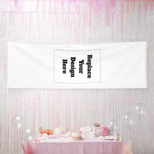 Erstellen Sie Ihr eigenes Weiß Banner
