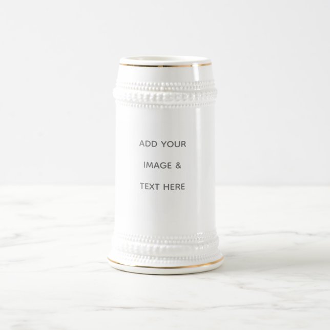 Erstellen Sie Ihr eigenes Weiß  Bierglas (Mittel)
