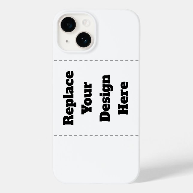 Erstellen Sie Ihr eigenes Weiß  Case-Mate iPhone 14 Hülle (Rückseite)