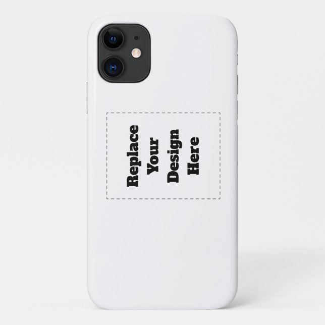 Erstellen Sie Ihr eigenes Weiß  Case-Mate iPhone Hülle (Rückseite)