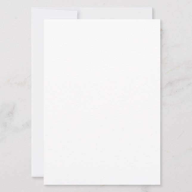 Erstellen Sie Ihr eigenes Weiß Einladung (Vorderseite)