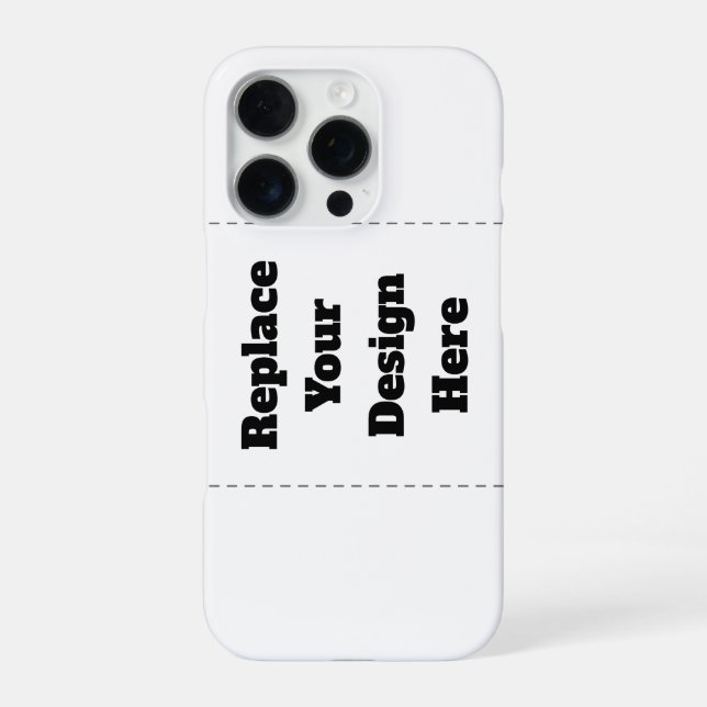 Erstellen Sie Ihr eigenes Weiß  iPhone 16 Pro Hülle (Rückseite)