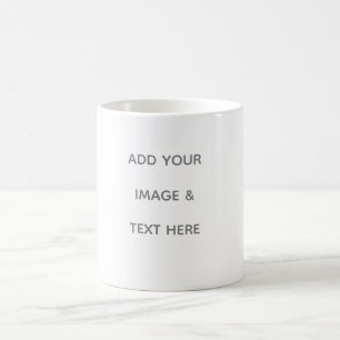 Erstellen Sie Ihr eigenes Weiß  Kaffeetasse