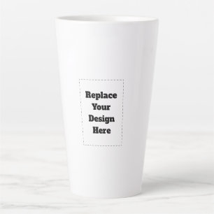 Erstellen Sie Ihr eigenes Weiß Milchtasse