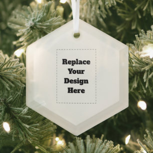 Erstellen Sie Ihr eigenes Weiß Ornament Aus Glas
