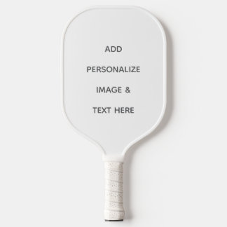 Erstellen Sie Ihr eigenes Weiß Pickleball Schläger