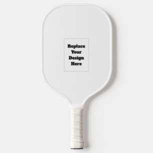 Erstellen Sie Ihr eigenes Weiß Pickleball Schläger
