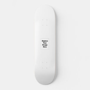 Erstellen Sie Ihr eigenes Weiß Skateboard