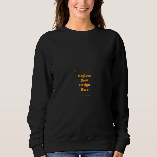 Erstellen Sie Ihr eigenes Weiß  Sweatshirt (Vorderseite)