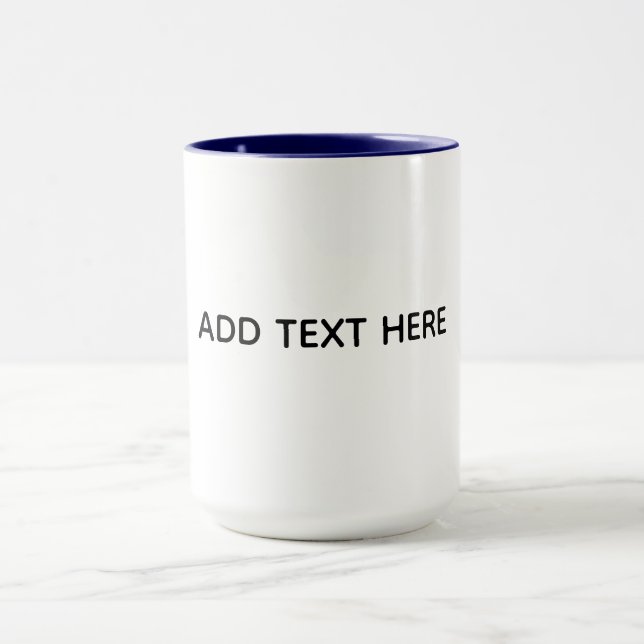 Erstellen Sie Ihr eigenes Weiß  Tasse (Zentrum)