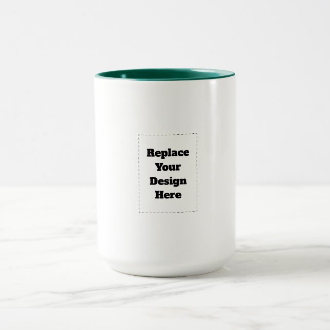 Erstellen Sie Ihr eigenes Weiß  Tasse (Zentrum)