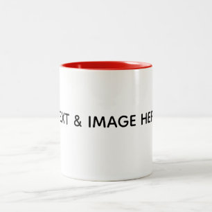 Erstellen Sie Ihr eigenes Weiß Zweifarbige Tasse