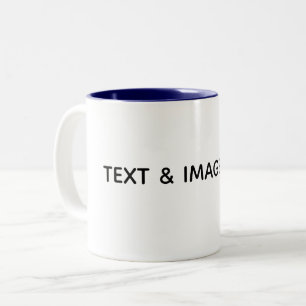 Erstellen Sie Ihr eigenes Weiß Zweifarbige Tasse