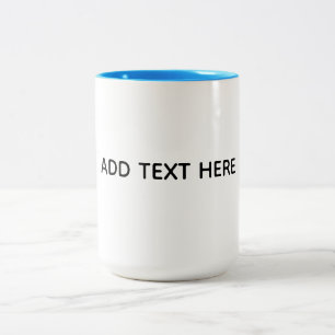 Erstellen Sie Ihr eigenes Weiß Zweifarbige Tasse