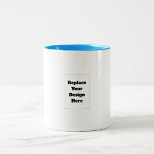 Erstellen Sie Ihr eigenes Weiß Zweifarbige Tasse