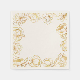 Erstellen Sie Ihr eigenes weißes Elegant Serviette