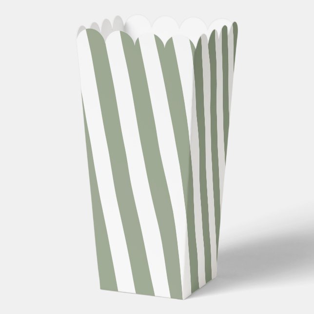 Erstellen Sie Ihr eigenes, weißes, weiße Streifen  Geschenkschachtel (Rückseite)