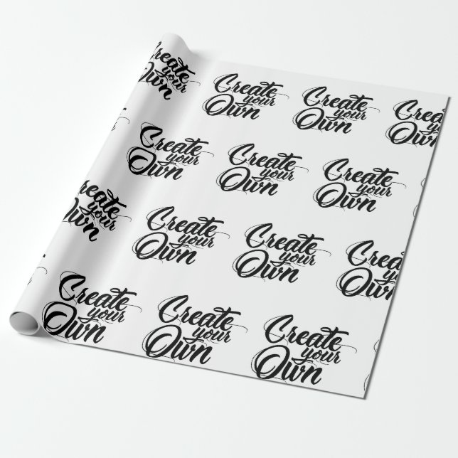 Erstellen Sie Ihr eigenes Wrapper Geschenkpapier (Ungerollt)