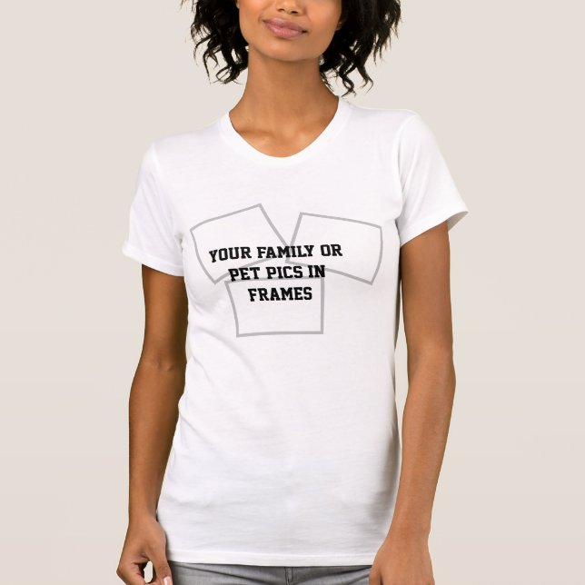 Erstellen Sie Ihr eigenes Xmas Pics Collage Hot Bo T-Shirt (Vorderseite)