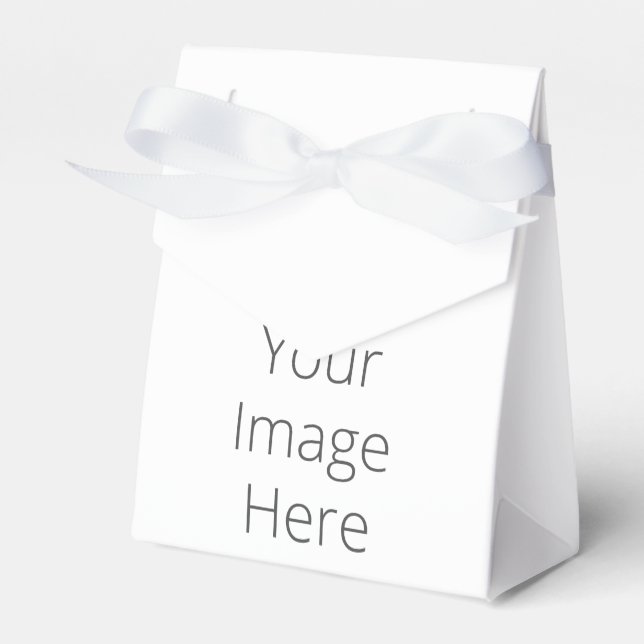 Erstellen Sie Ihr eigenes Zelt-Bevorzugungsfeld Geschenkschachtel (Vorderseite)